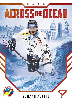 Yohann Auvitu Vitkovice Tipsport ELH 2023/24 SportZoo 2. serie Across the Ocean /65 #AO-07