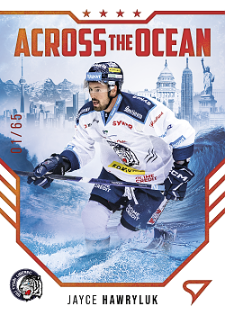 Jayce Hawryluk Liberec Tipsport ELH 2023/24 SportZoo 2. serie Across the Ocean /65 #AO-11