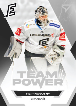 Filip Novotny Karlovy Vary Tipsport ELH 2021/22 SportZoo 1. serie Team Power #TP-31