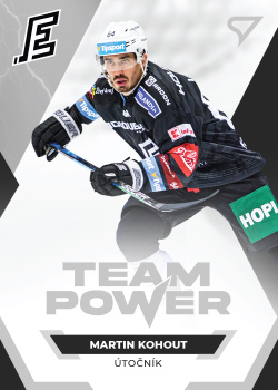 Martin Kohout Karlovy Vary Tipsport ELH 2021/22 SportZoo 1. serie Team Power #TP-33