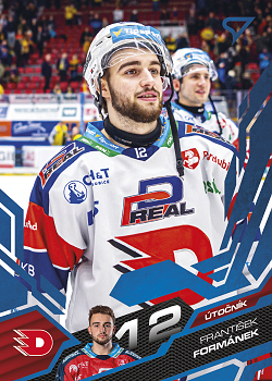 Frantisek Formanek Pardubice Tipsport ELH 2025/26 SportZoo 2. serie Azure Blue #263