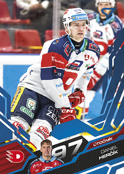 Daniel Hercik Pardubice Tipsport ELH 2025/26 SportZoo 2. serie Azure Blue #264