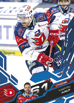 Martin Kaut Pardubice Tipsport ELH 2025/26 SportZoo 2. serie Azure Blue #266