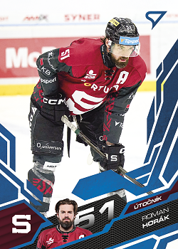 Roman Horak Sparta Tipsport ELH 2025/26 SportZoo 2. serie Azure Blue #272