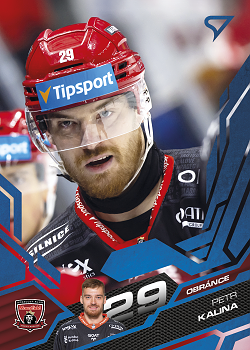 Petr Kalina Hradec Kralove Tipsport ELH 2025/26 SportZoo 2. serie Azure Blue #278