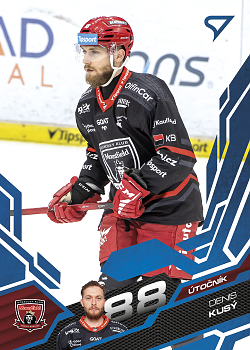 Denis Kusy Hradec Kralove Tipsport ELH 2025/26 SportZoo 2. serie Azure Blue #284