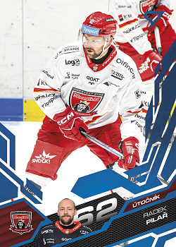 Radek Pilar Hradec Kralove Tipsport ELH 2025/26 SportZoo 2. serie Azure Blue #285