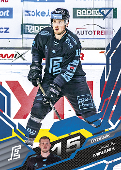 Jakub Minarik Karlovy Vary Tipsport ELH 2025/26 SportZoo 2. serie Azure Blue #293