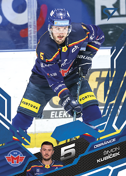 Simon Kubicek Ceske Budejovice Tipsport ELH 2025/26 SportZoo 2. serie Azure Blue #294