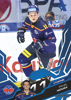Pavel Novak Ceske Budejovice Tipsport ELH 2025/26 SportZoo 2. serie Azure Blue #298