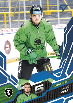 Ales Cech Mlada Boleslav Tipsport ELH 2025/26 SportZoo 2. serie Azure Blue #301