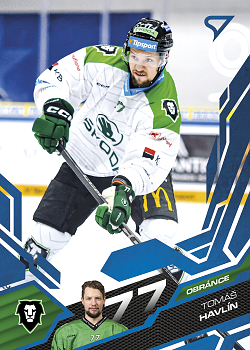 Tomas Havlin Mlada Boleslav Tipsport ELH 2025/26 SportZoo 2. serie Azure Blue #302