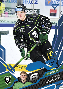 Karel Krepelka Mlada Boleslav Tipsport ELH 2025/26 SportZoo 2. serie Azure Blue #303