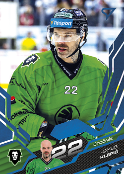 Jakub Klepis Mlada Boleslav Tipsport ELH 2025/26 SportZoo 2. serie Azure Blue #307