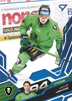 Jakub Lichtag Mlada Boleslav Tipsport ELH 2025/26 SportZoo 2. serie Azure Blue #308