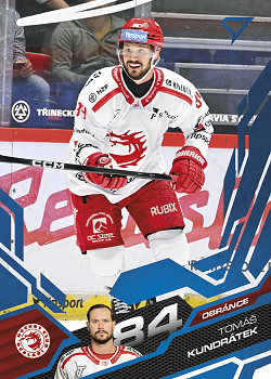 Tomas Kundratek Trinec Tipsport ELH 2025/26 SportZoo 2. serie Azure Blue #311