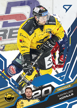 Markuss Komuls Litvinov Tipsport ELH 2025/26 SportZoo 2. serie Azure Blue #317
