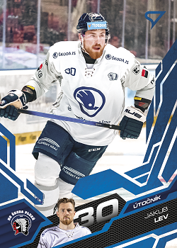 Jakub Lev Plzen Tipsport ELH 2025/26 SportZoo 2. serie Azure Blue #326