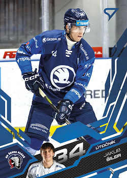 Jakub Siler Plzen Tipsport ELH 2025/26 SportZoo 2. serie Azure Blue #328