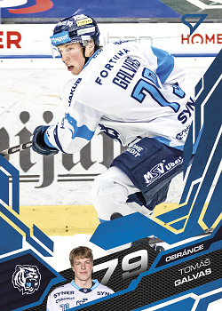 Tomas Galvas Liberec Tipsport ELH 2025/26 SportZoo 2. serie Azure Blue #332