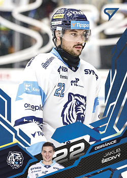 Jakub Sedivy Liberec Tipsport ELH 2025/26 SportZoo 2. serie Azure Blue #333