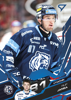 Filip Jansa Liberec Tipsport ELH 2025/26 SportZoo 2. serie Azure Blue #335