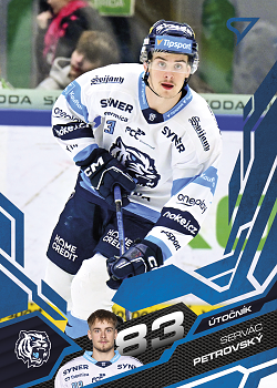 Servac Petrovsky Liberec Tipsport ELH 2025/26 SportZoo 2. serie Azure Blue #336