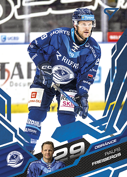 Ralfs Freibergs Vitkovice Tipsport ELH 2025/26 SportZoo 2. serie Azure Blue #338