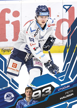 Petr Hauser Vitkovice Tipsport ELH 2025/26 SportZoo 2. serie Azure Blue #342