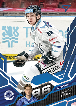 Matej Pribyl Vitkovice Tipsport ELH 2025/26 SportZoo 2. serie Azure Blue #344