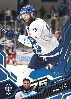 Jan Piskacek Kladno Tipsport ELH 2025/26 SportZoo 2. serie Azure Blue #347
