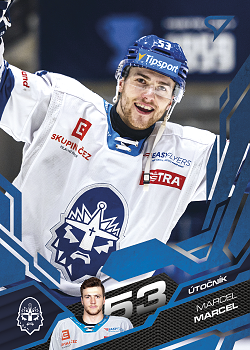 Marcel Marcel Kladno Tipsport ELH 2025/26 SportZoo 2. serie Azure Blue #351