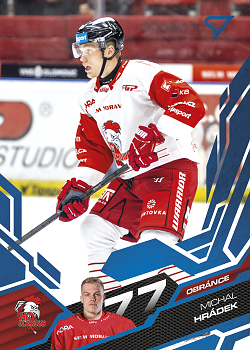 Michal Hradek Olomouc Tipsport ELH 2025/26 SportZoo 2. serie Azure Blue #353