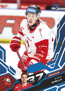 Evan Stella Olomouc Tipsport ELH 2025/26 SportZoo 2. serie Azure Blue #356