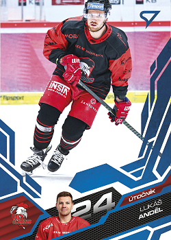 Lukas Andel Olomouc Tipsport ELH 2025/26 SportZoo 2. serie Azure Blue #357