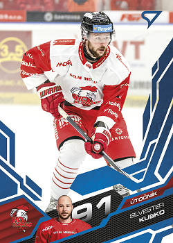 Silvester Kusko Olomouc Tipsport ELH 2025/26 SportZoo 2. serie Azure Blue #358