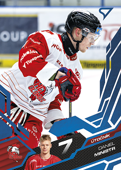Daniel Ministr Olomouc Tipsport ELH 2025/26 SportZoo 2. serie Azure Blue #359