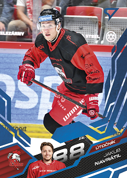 Jakub Navratil Olomouc Tipsport ELH 2025/26 SportZoo 2. serie Azure Blue #360