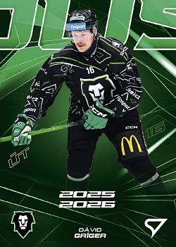 David Griger Mlada Boleslav Tipsport ELH 2025/26 SportZoo 2. serie Powerhouse #PH-059