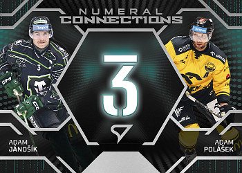 Janosik - Polasek Mlada Boleslav - Litvinov Tipsport ELH 2025/26 SportZoo 2. serie Numeral Connections #NC-02