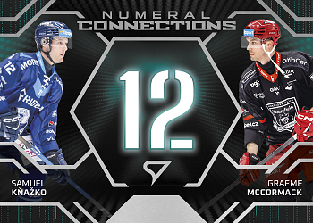 Knazko - McCormack Vitkovice - Hradec Kralove Tipsport ELH 2025/26 SportZoo 2. serie Numeral Connections #NC-04