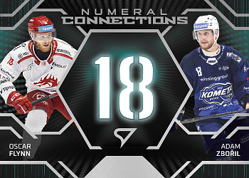 Flynn - Zboril Trinec - Kometa Brno Tipsport ELH 2025/26 SportZoo 2. serie Numeral Connections #NC-07