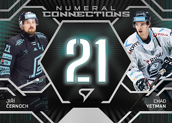 Cernoch - Yetman Karlovy Vary - Vitkovice Tipsport ELH 2025/26 SportZoo 2. serie Numeral Connections #NC-09
