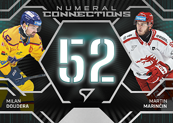 Doudera - Marincin Ceske Budejovice - Trinec Tipsport ELH 2025/26 SportZoo 2. serie Numeral Connections #NC-14