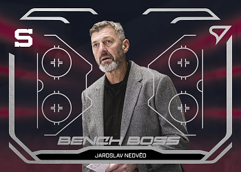 Jaroslav Nedved Sparta Tipsport ELH 2025/26 SportZoo 2. serie Bench Boss #BB-03