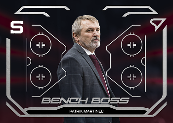 Patrik Martinec Sparta Tipsport ELH 2025/26 SportZoo 2. serie Bench Boss #BB-04