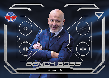 Jiri Hanzlik Ceske Budejovice Tipsport ELH 2025/26 SportZoo 2. serie Bench Boss #BB-08