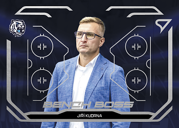 Jiri Kudrna Liberec Tipsport ELH 2025/26 SportZoo 2. serie Bench Boss #BB-14