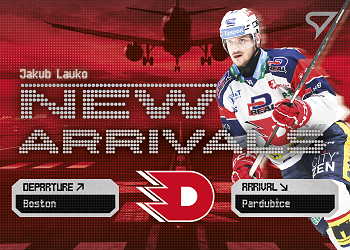 Jakub Lauko Pardubice Tipsport ELH 2025/26 SportZoo 2. serie New Arrivals #NA-02