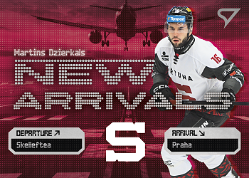 Martins Dzierkals Sparta Tipsport ELH 2025/26 SportZoo 2. serie New Arrivals #NA-07